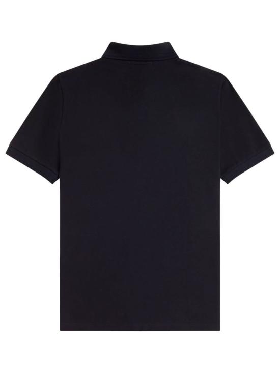  프레드페리 폴로 티셔츠 프레드 페리 로고 폴로 셔츠 블루 - FRED PERRY