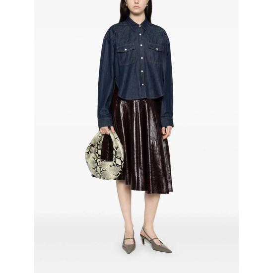  케이트 데님 셔츠 카이트 셔츠 블루/그레이 - KHAITE