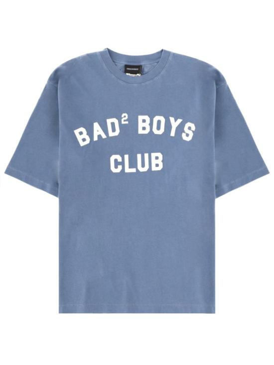  디스퀘어드2 반팔 티셔츠 Dsquared2 자수 티셔츠 (블루)