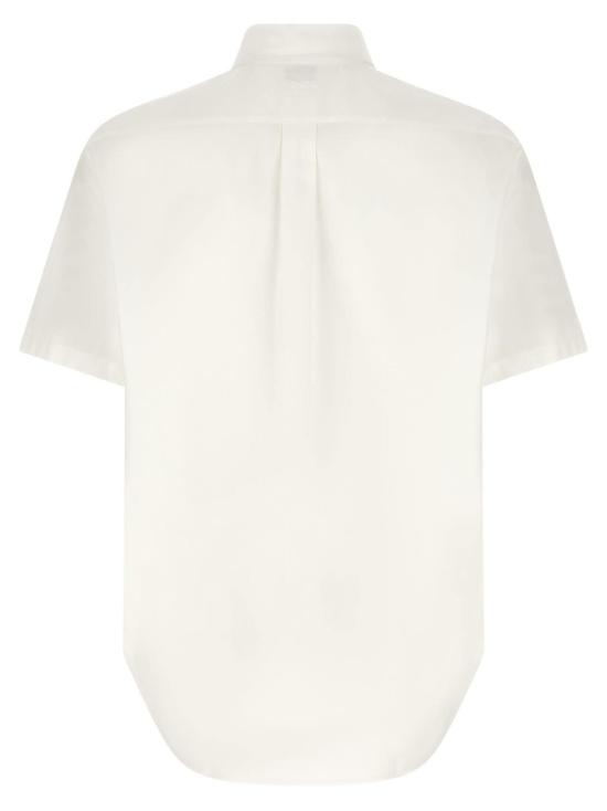  겐조 반팔 셔츠 와일드 타이거 크레스트 셔츠 화이트 - KENZO