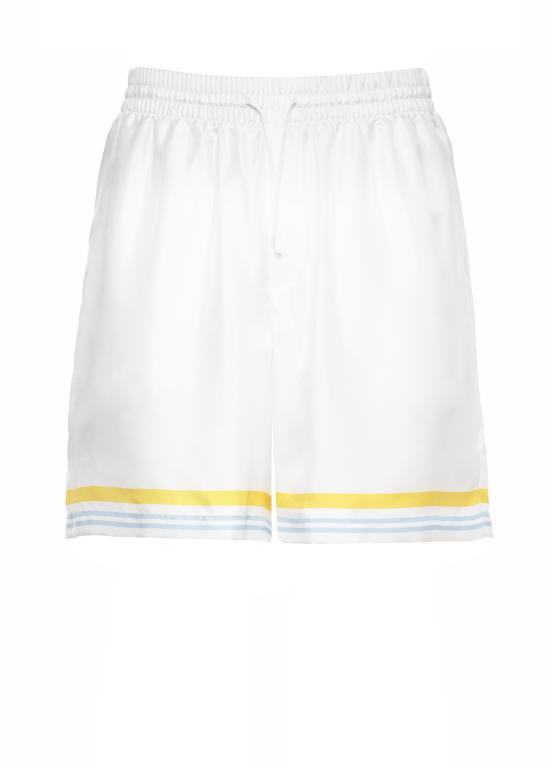 26SS 카사블랑카 숏팬츠 MSS26TR39909 TENNIS LANDSCAPE White