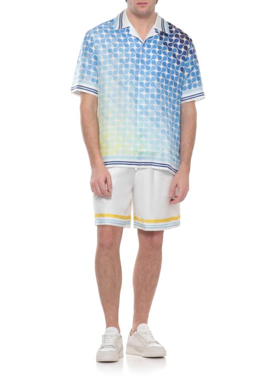 26SS 카사블랑카 숏팬츠 MSS26TR39909 TENNIS LANDSCAPE White - CASABLANCA