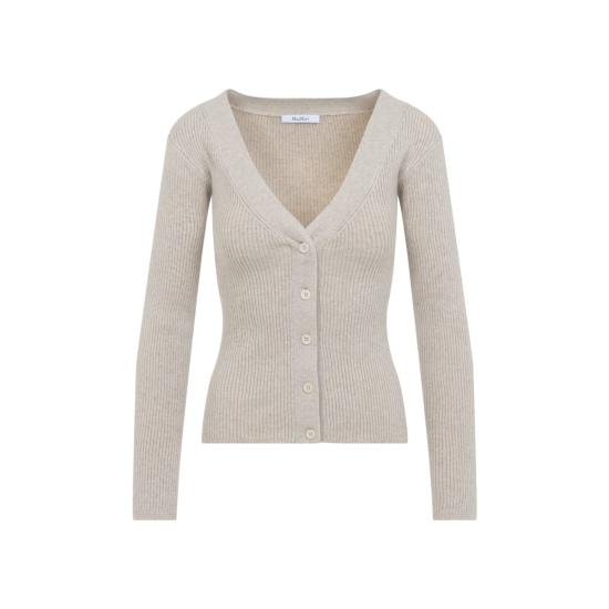  막스마라 가디건 Max Mara Gioiosa 카디건 세이블 멜란지 - MAX MARA