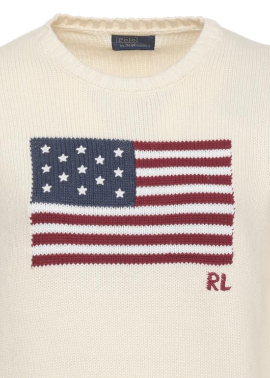 26SS 랄프 로렌 스웨터 211896939 002 White - RALPH LAUREN