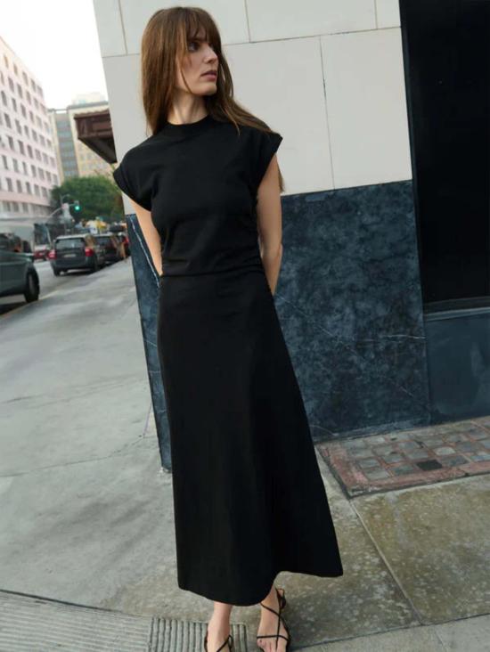  네이션 리미티드 롱 원피스 네바 드레스