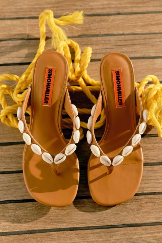  사이먼밀러 샌들 사이먼 밀러 솔레이 웨지  내추럴/카라멜