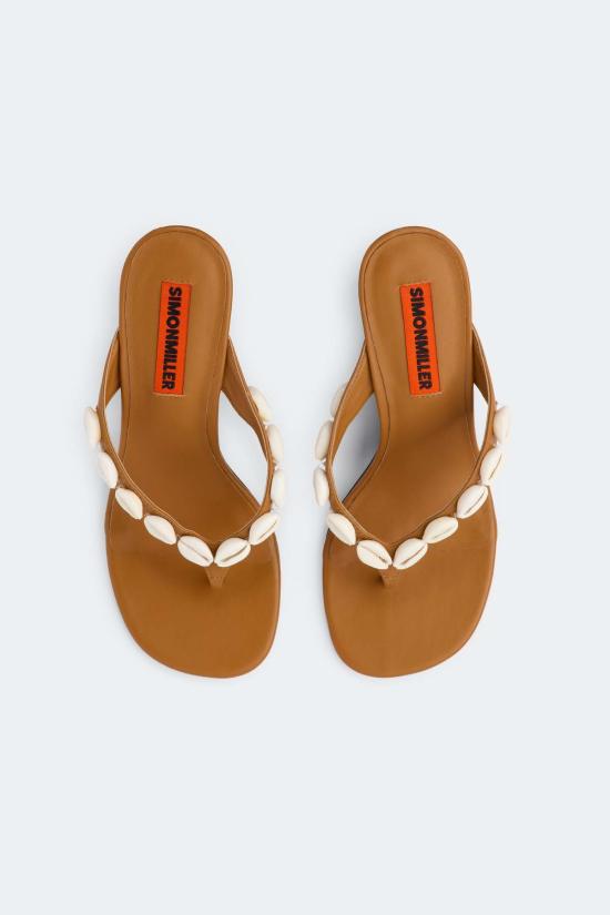  사이먼밀러 샌들 사이먼 밀러 솔레이 웨지  내추럴/카라멜 - SIMONMILLER
