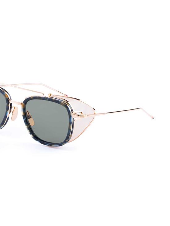  톰브라운 안경 톰 브라운 UES808 A/G0003 선글라스 네이비 토터스 로즈 G - THOM BROWNE