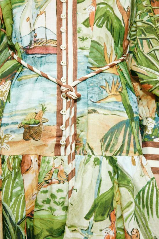  알레메 숏 원피스 Alemais Toucan 탱고 미니 드레스 - ALEMAIS