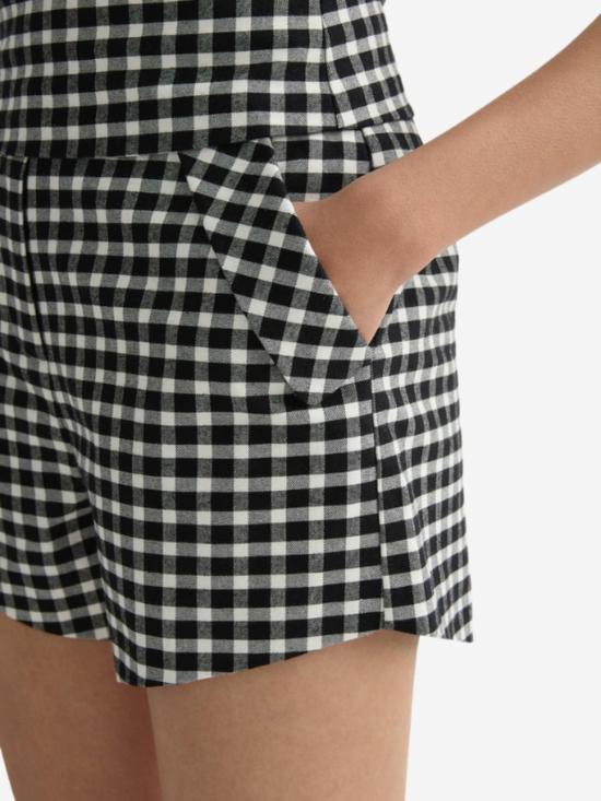  포제 숏팬츠 포세 키아라 쇼츠 블랙/화이트 - POSSE