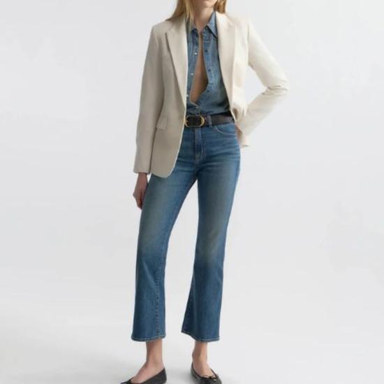  닐리로탄 데님 팬츠 닐리 로탄 부츠 컷 진 클래식 워시