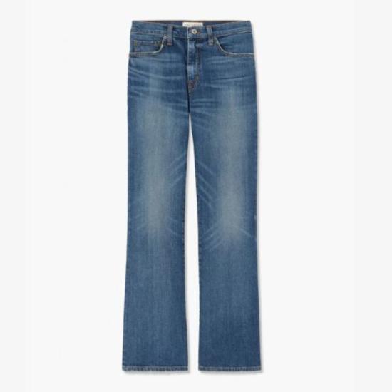  닐리로탄 데님 팬츠 닐리 로탄 부츠 컷 진 클래식 워시 - NILI LOTAN