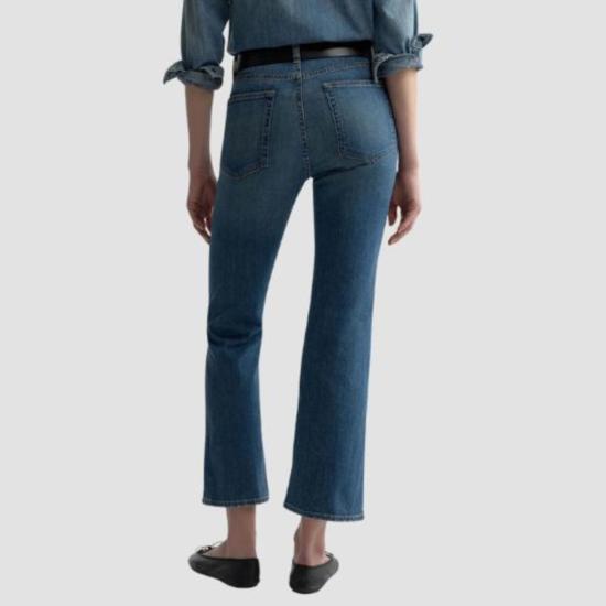  닐리로탄 데님 팬츠 닐리 로탄 부츠 컷 진 클래식 워시 - NILI LOTAN