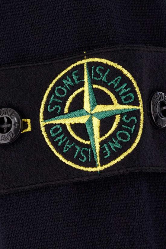  스톤 아일랜드 스웨터 울  미드나잇 블루 - STONE ISLAND
