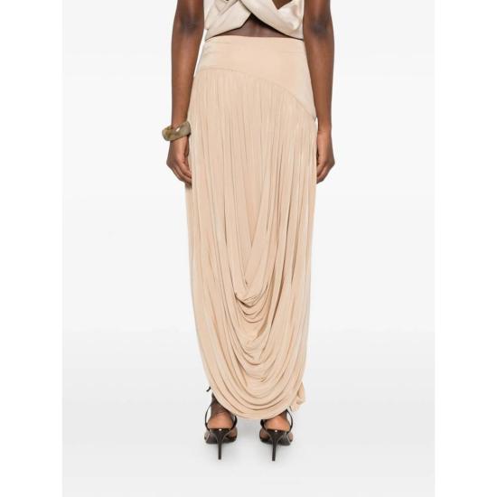  살바토레 페라가모 롱 스커트 페라가모  베이지 - SALVATORE FERRAGAMO