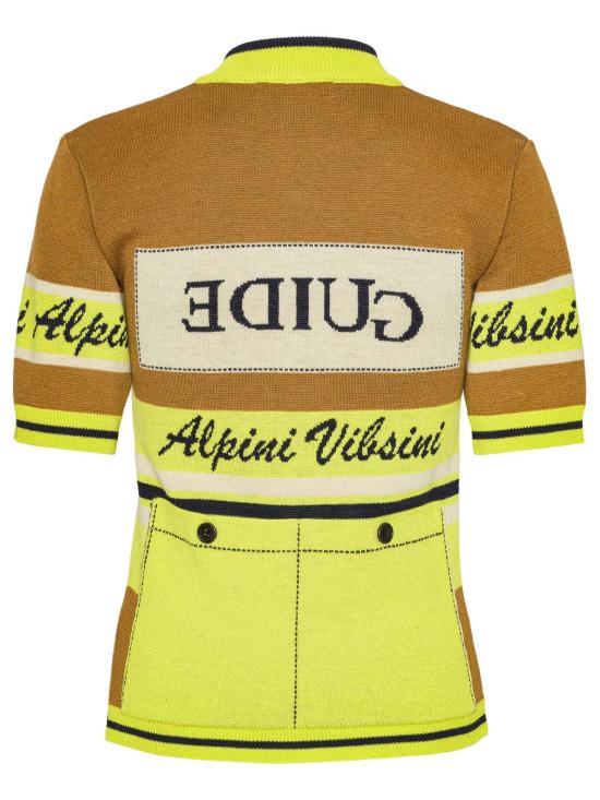  헨릭 빕스코브 스웨터 Henrik Vibskov 레이스 저지 반소매 Camel Alpini - HENRIK VIBSKOV