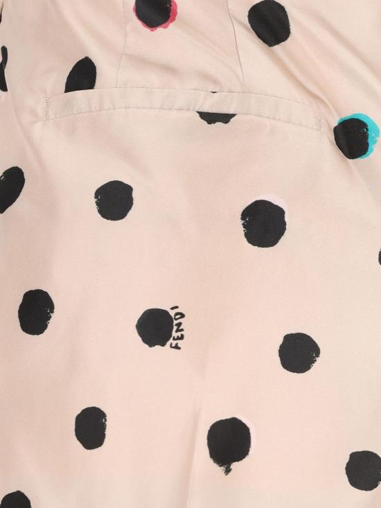  펜디 숏팬츠 실크 반바지 화이트 - FENDI