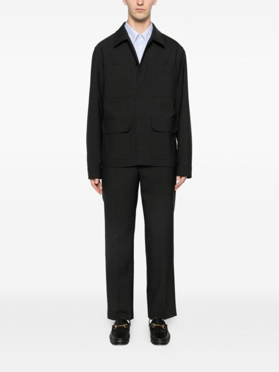  구찌 긴팔 셔츠 스트라이프 코튼 셔츠 - GUCCI