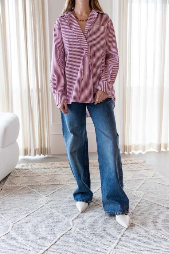  House of Dagmar 블라우스 하우스 오브 다그마 비대칭 셔츠 탑 - OTHER BRANDS