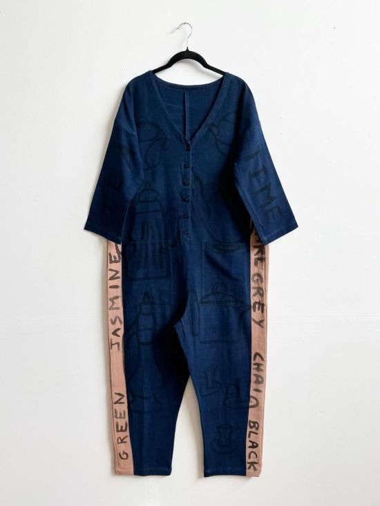  Happy French Gang 점프수트 해피 프렌치 갱 #110 핸드페인팅