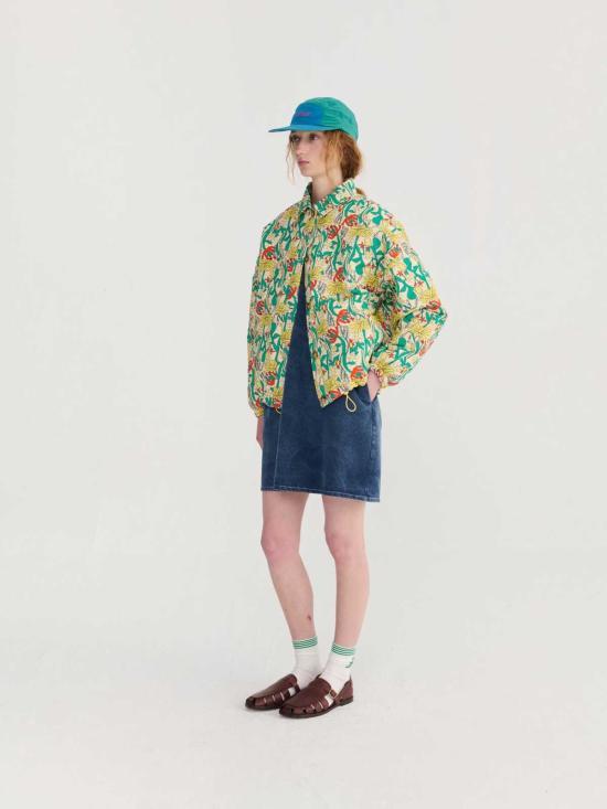  보보쇼즈 봄버 자켓 보보 초세스 퀼팅 재킷 허벌리스트 패턴 재킷 - BOBO CHOSES