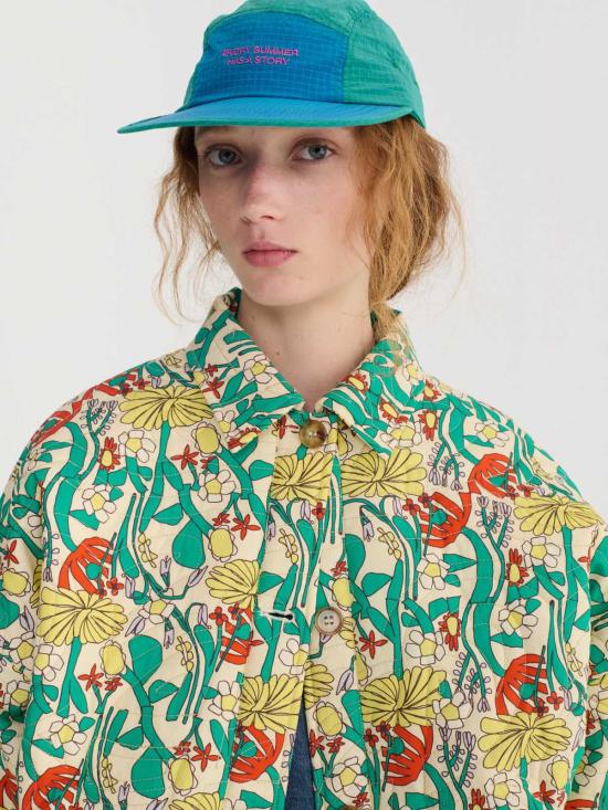  보보쇼즈 봄버 자켓 보보 초세스 퀼팅 재킷 허벌리스트 패턴 재킷 - BOBO CHOSES