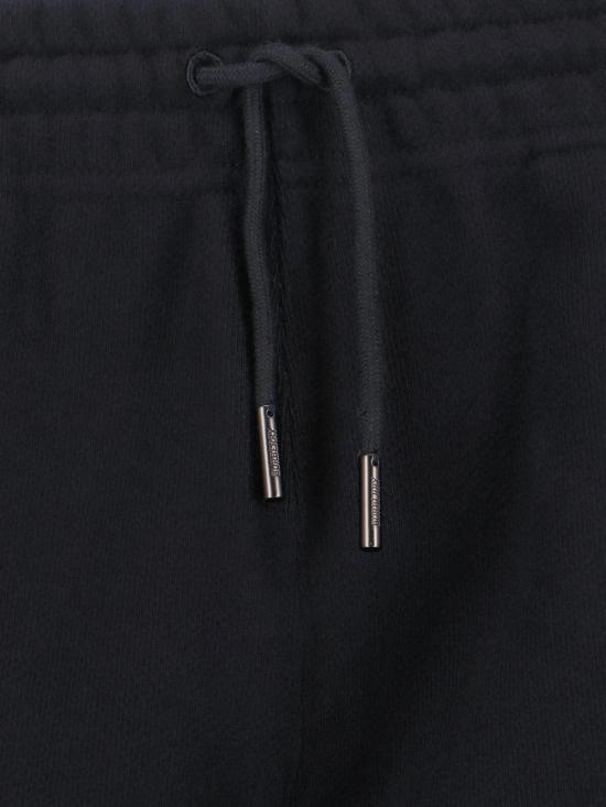  버버리 스트레이트 팬츠 체크 트랙 팬츠 블랙 - BURBERRY