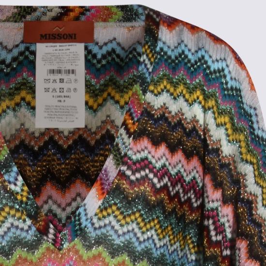  미소니 롱 원피스 미쏘니 멀티컬러 드레스 멀티/다크 베이스 - MISSONI