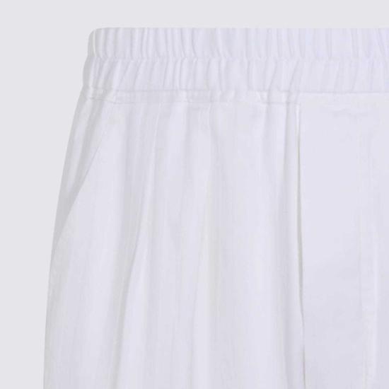  톰포드 스트레이트 팬츠 톰 포드 화이트 코튼  베이지 - TOMFORD