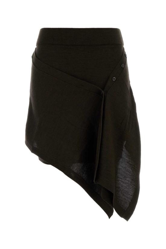  르메르 스커트 버튼  다크 카카오
