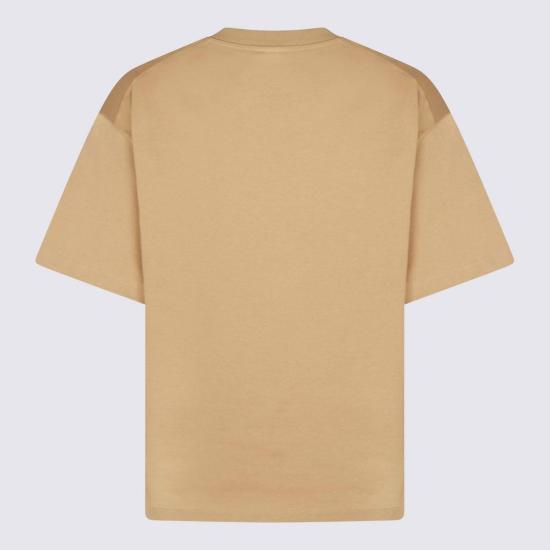  질샌더 반팔 티셔츠 질 샌더 코튼 티셔츠 베이지 - JIL SANDER