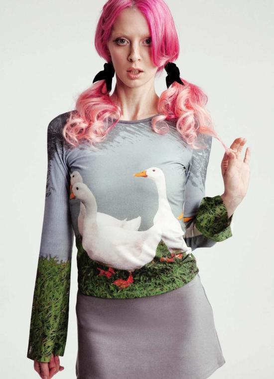  타일러 맥길리버리 긴팔 티셔츠 하이디 롱 슬리브 탑 덕덕구스 - TYLER MCGILLIVARY