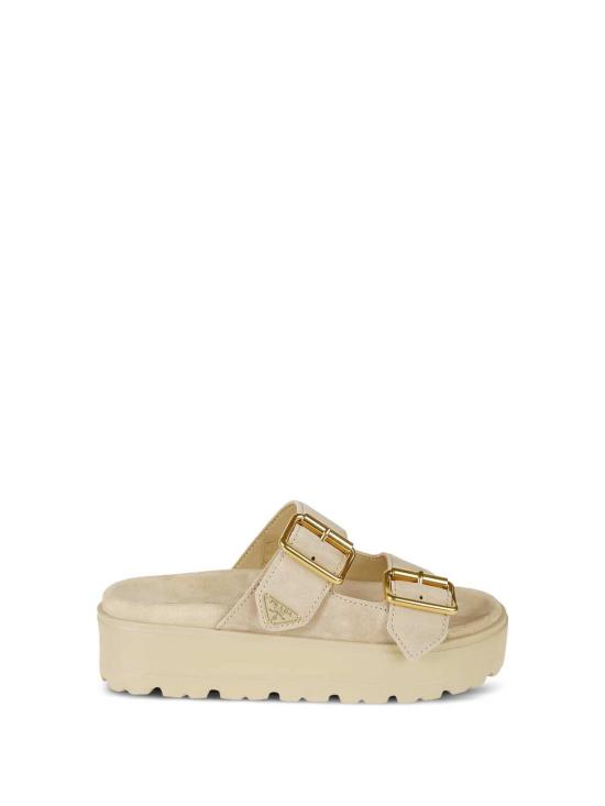  프라다 샌들 에크루