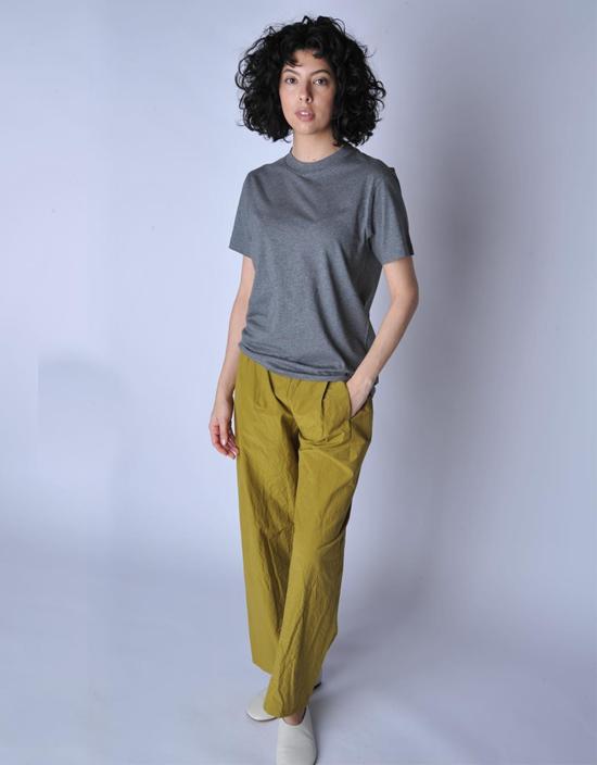  소피 드후레 반팔 티셔츠 소피 드후어 태그 티셔츠 그레이 - SOFIE D'HOORE