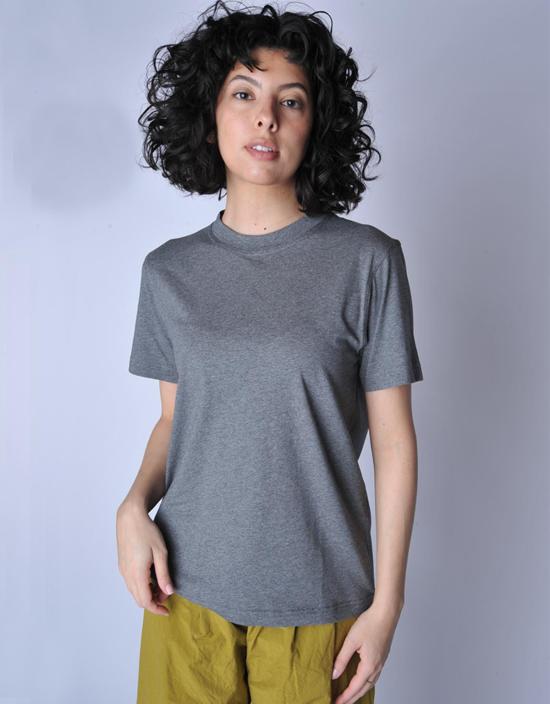  소피 드후레 반팔 티셔츠 소피 드후어 태그 티셔츠 그레이