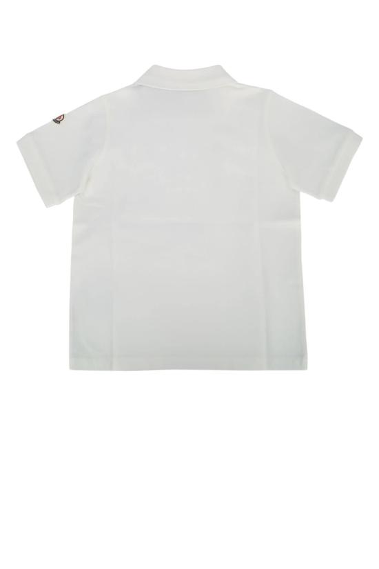  [키즈] 몽클레어 티셔츠 아동용 반팔 폴로 셔츠 크림/블랙 - MONCLER