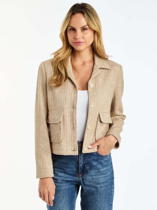  드류 수트 자켓 마일스 니트 재킷