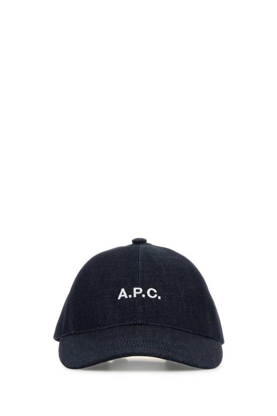  아페쎄 모자 A.P.C. 데님 찰리 베이스볼 캡 인디고