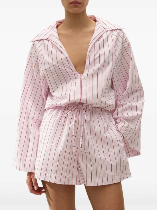  페이스풀더브랜드 점프수트 Faithfull The Brand Aksel Playsuit In Fiori Stripe Palazzo Jumpsuit - FAITHFULL THE BRAND