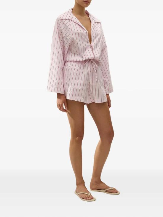  페이스풀더브랜드 점프수트 Faithfull The Brand Aksel Playsuit In Fiori Stripe Palazzo Jumpsuit - FAITHFULL THE BRAND