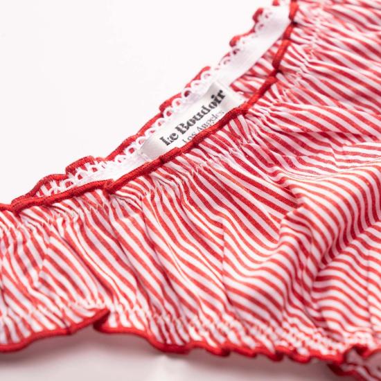  르 부두아르 로스앤젤레스 팬티 Leboudoirlosangeles La Layna Tanga - LE BOUDOIR LOS ANGELES