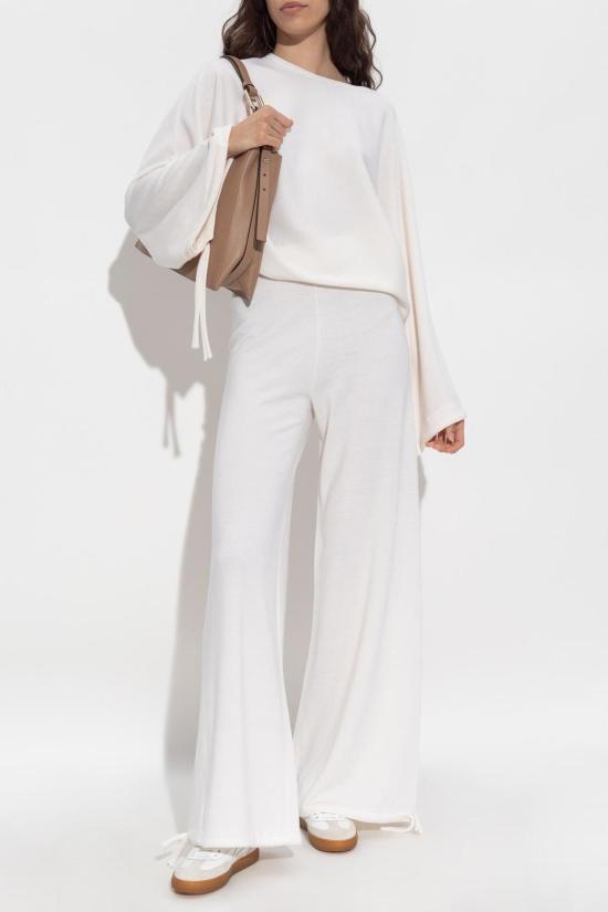  막스마라 스트레이트 팬츠 막스 마라 나이지리아 팬츠 0 비앙코 - MAX MARA