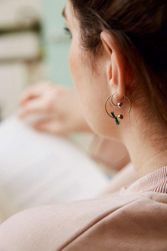  옴브르 클레어 이어링 Ombre Claire Grandes Créoles Vermeil 귀걸이 - OMBRE CLAIRE