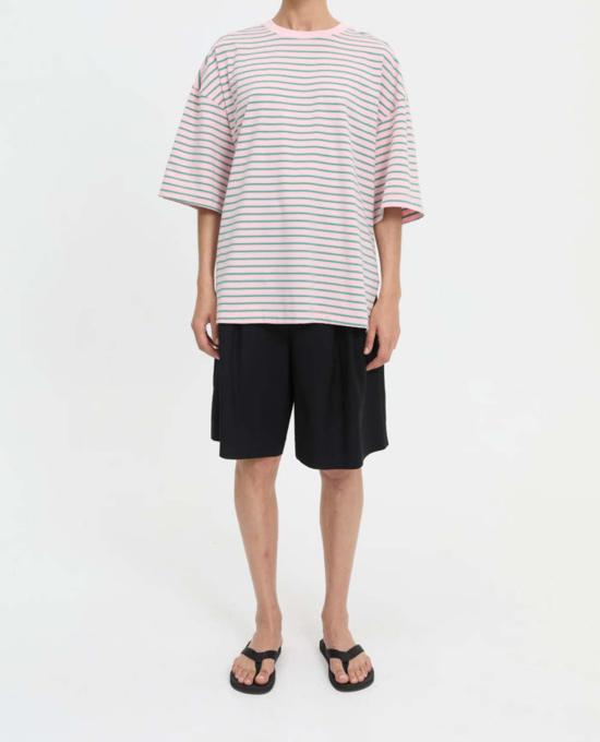  블랑카 반팔 티셔츠 맥신 티 핑크