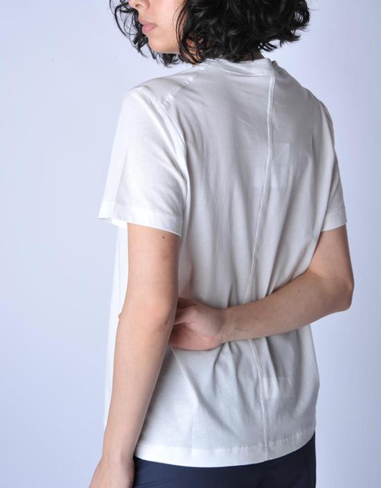  소피 드후레 반팔 티셔츠 소피 드후어 오프 화이트 태그 티 화이트 - SOFIE D'HOORE