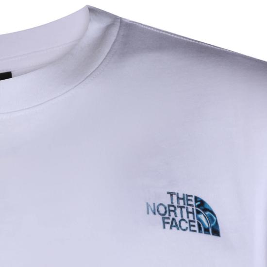  노스페이스 반팔 티셔츠 코튼 티셔츠 화이트 - NORTH FACE
