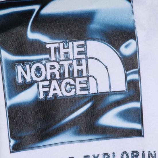  노스페이스 반팔 티셔츠 코튼 티셔츠 화이트 - NORTH FACE