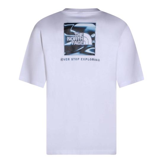  노스페이스 반팔 티셔츠 코튼 티셔츠 화이트 - NORTH FACE