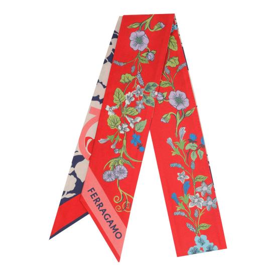  살바토레 페라가모 머플러/스카프 페라가모 페가소 방도 스카프 레드