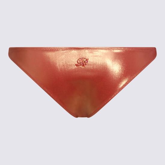  블루마린 비키니 수영복 오렌지 슬립  커버업 파파야 오렌지 - BLUMARINE